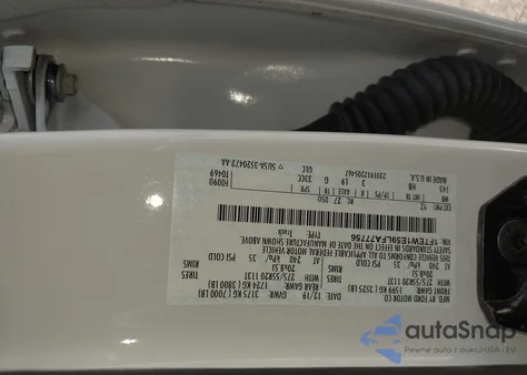 2020 Ford F-150 Lariat из США, поврежденный, VIN 1FTEW1E59LFA77756